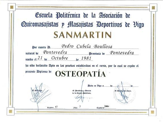 escuela de osteopatia en vigo